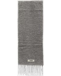 Jacquemus - Carro Logo Patch Fringed Scarf - Lyst