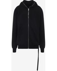 Rick Owens - Gimp Zip-Up Hooded Sweatshirt - Lyst