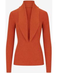 P.A.R.O.S.H. - Ribbed Bow Sweater - Lyst