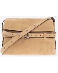Moschino - Suede Shoulder Bag - Lyst