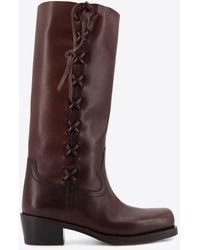 Paris Texas - Lace-Up Boots - Lyst
