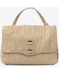 Zanellato - Small Postina Plisse Leather Shoulder Bag - Lyst