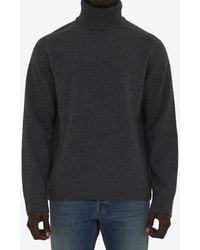Maison Margiela - Four Stitches Turtleneck Wool Sweater - Lyst