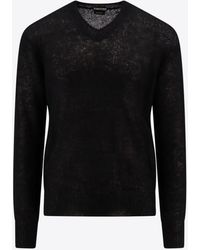 Tom Ford - V-Neck Knitted Sweater - Lyst