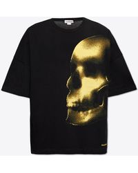 Alexander McQueen - Skull Print Crewneck T-Shirt - Lyst