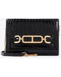 Tom Ford - Croc-Embossed Calf Leather Clutch - Lyst