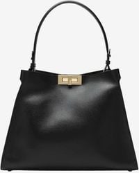 Fendi - Medium Way Semi-Gloss Calf Leather Shoulder Bag - Lyst