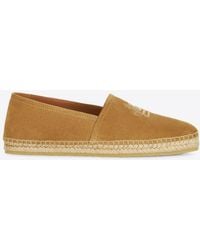 Etro - Pegaso-Embroidered Suede Espadrilles - Lyst