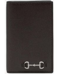 Gucci - Horsebit Leather Long Cardholder - Lyst