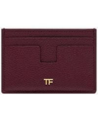Tom Ford - Classic Tf Grain Leather Card Holder - Lyst