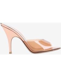 Gianvito Rossi - Sofia 95 Plexi Mules - Lyst