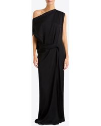 Bondi Born - Ardea One-Shoulder Draped Maxi Dress - Lyst