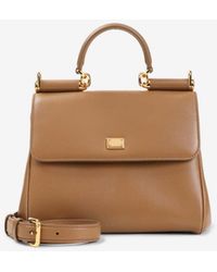 Dolce & Gabbana - Small My Sicily Leather Top Handle Bag - Lyst