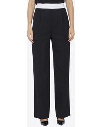 Alexander Wang - Pleated Wool Tailored Pants - Lyst