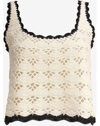 Zimmermann - Rhiannon Crochet Knit Tank Top - Lyst