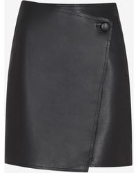 By Malene Birger - Esmaa Leather Mini Skirt - Lyst