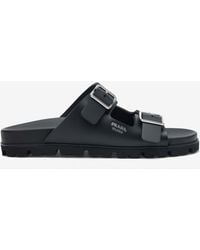 Prada - Rubber Slides - Lyst