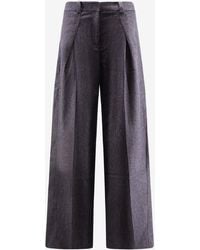 BOSS - Taflong Wool-Blend Pants - Lyst