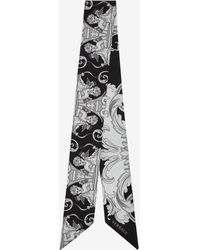 Versace - Baroque Silk Scarf Tie - Lyst