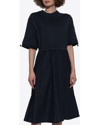 Moncler - Logo Patch T-Shirt Dress - Lyst
