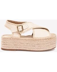 Chloé - Lucinda Platform Espadrille - Lyst