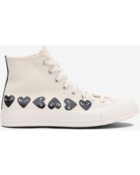 COMME DES GARÇONS PLAY - X Converse Chuck 70 Hearts High-Top Sneakers - Lyst