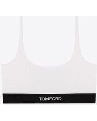 Tom Ford - Logo-Waistband Sports Bra - Lyst