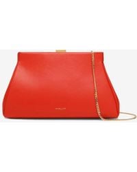 DeMellier London - Cannes Chain Leather Clutch - Lyst