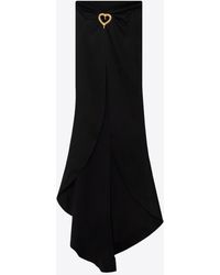 Moschino - Heart Applique Long Skirt - Lyst