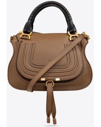 Chloé - Medium Marcie Grained Leather Top Handle Bag - Lyst