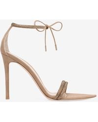 Gianvito Rossi - Montecarlo 105 Crystal-Embellished Sandals - Lyst