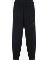 Stone Island - Logo Patch Track Pants - Lyst