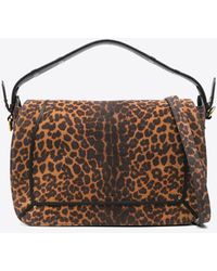 Jérôme Dreyfuss - Large Pepito Leopard Print Shoulder Bag - Lyst