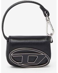 DIESEL - D-Logo Leather Wallet Charm - Lyst