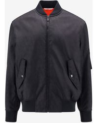 Valentino - Toile Iconographe Bomber Zip-Up Jacket - Lyst