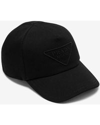 Prada - Hat With Logo - Lyst