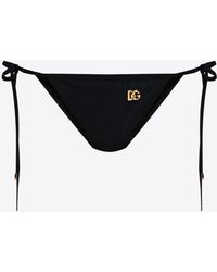 Dolce & Gabbana - Dg Logo Bikini Briefs - Lyst