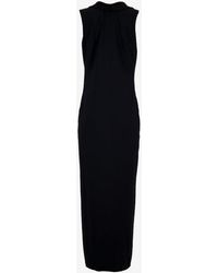 Versace - Cowl Sleeveless Maxi Dress - Lyst