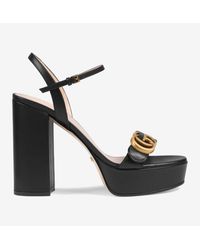gucci platform heels