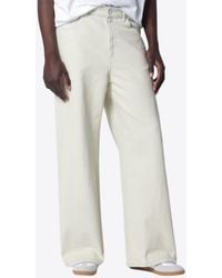 A.P.C. - Wide-Leg Bleached Jeans - Lyst