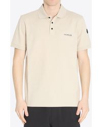Moncler - Polo T-Shirt With Logo-Patch - Lyst