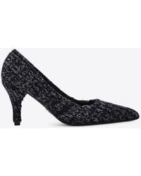Prada - 85 Knitted Pumps - Lyst