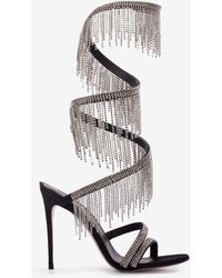 Le Silla - Jewels 110 Crystal-Embellished Sandals - Lyst