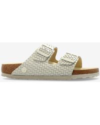 Birkenstock - Arizona Rivets Logo Slides - Lyst