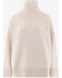 Chloé - High-Neck Cashmere Sweater - Lyst