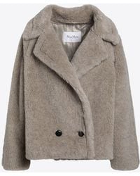 Max Mara - Double-Breasted Wool-Blend Jacket - Lyst