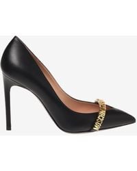 Moschino - 100 Logo Pumps - Lyst