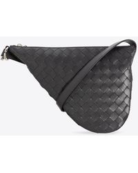 Bottega Veneta - Small Virgule Intrecciato Leather Shoulder Bag - Lyst
