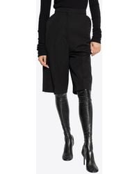 Givenchy - Wool Bermuda Tailored Shorts - Lyst