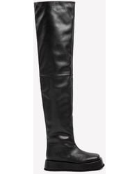 GIA X RHW - Over-the-knee Boots In Faux Leather - Lyst